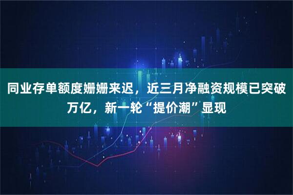 同业存单额度姗姗来迟，近三月净融资规模已突破万亿，新一轮“提价潮”显现